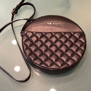 Ted Baker black leather shoulder bag